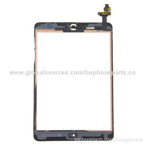 Original White Touch Digitizer Screen Assembly with IC Chip and Home Button Flex for iPad Mini